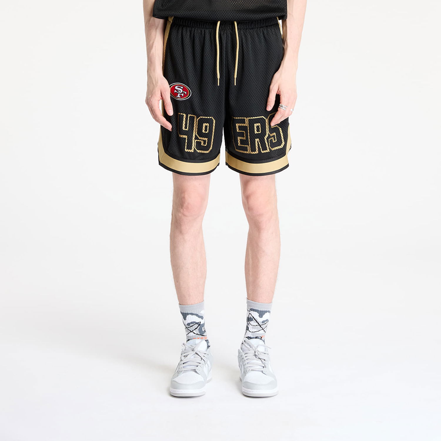 Šortky New Era New Era NFL 49ers Graphic Shorts Čierna | 60596398, 0