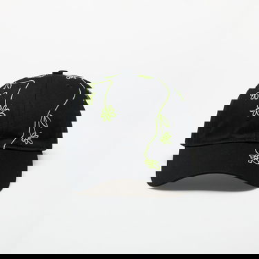 Šiltovka Footshop Black Baseball Cap with Flower Embroidery Čierna | FTSHP_397, 0