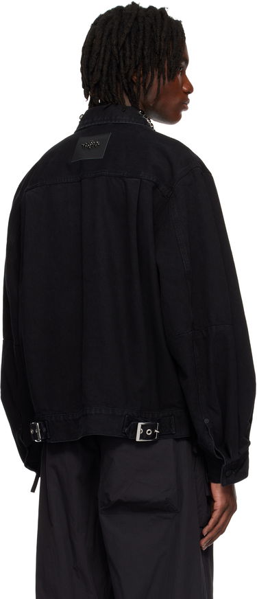 Bunda Simone Rocha Simone Rocha Embellished Denim Jacket Čierna | 6116B 1239, 2