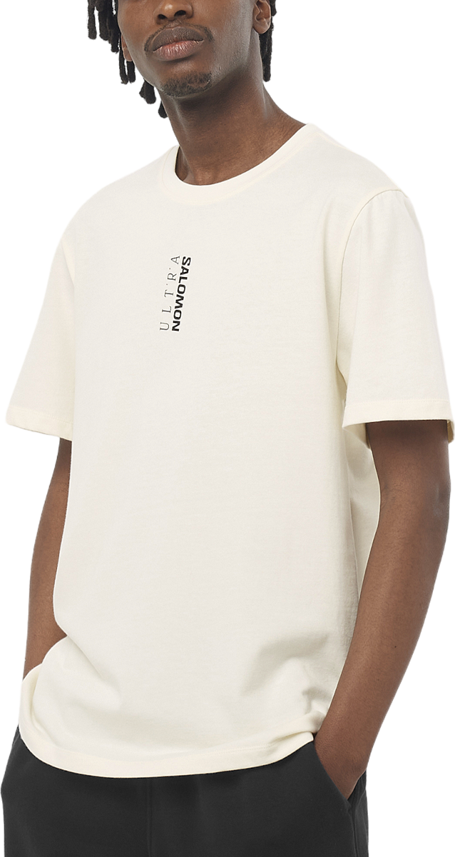 Tričko Salomon ULTRA FLAG LOGO SS TEE M Biela | lc2338600, 0