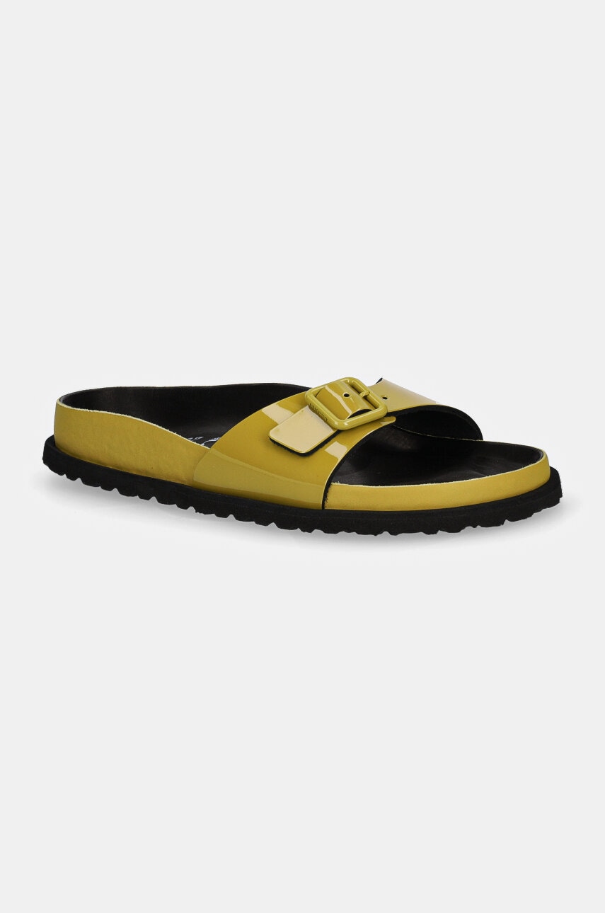 Tenisky a topánky Birkenstock Birkenstock 1774 Madrid Shiny Patent Leather Slides Žltá | 1028698, 0