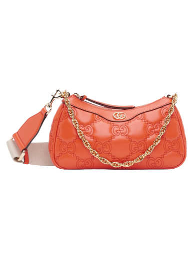 Taška cez rameno Gucci GG Matelassé Shoulder Bag Červená | 735049 UM8HG