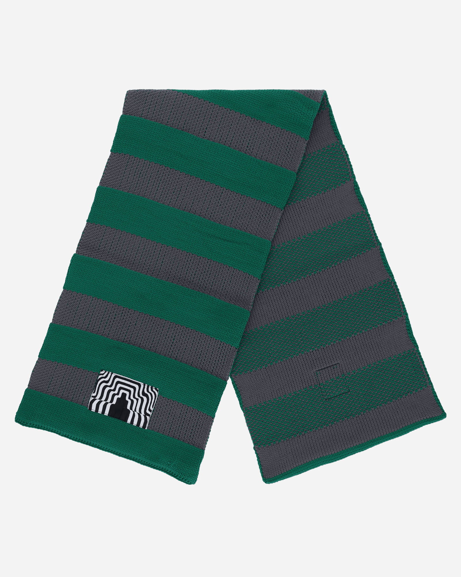 Poly Knit Stripe Scarf