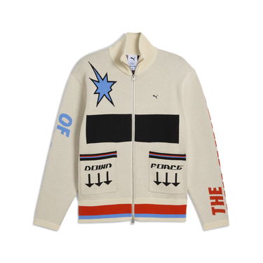 Sveter Puma SPECIAL ITEMS Knit Moto Jacket Béžová | 629416_87, 5