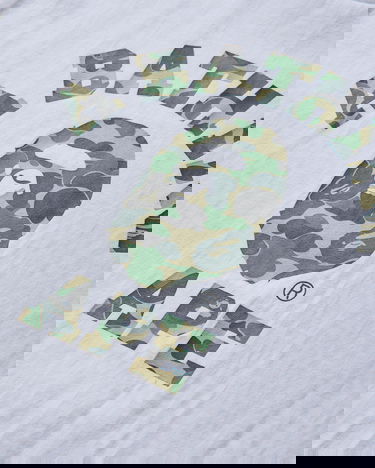 Tričko BAPE ABC Camo College T-Shirt Biela | 1L80110005 WHXGR, 3