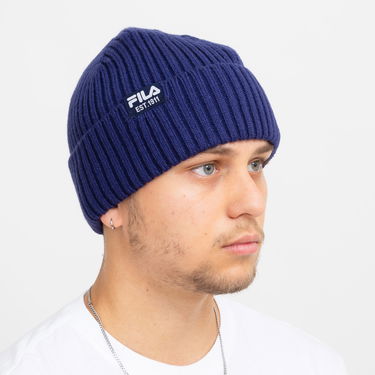 Kulicha FILA Fisherman Beanie with Flag Logo Modrá | FCU0093-50001, 0