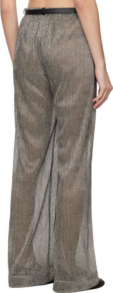 Nohavice Nanushka Nanushka Maglie Metallic Knit Trousers Metalická | NW25SSPA30082, 2