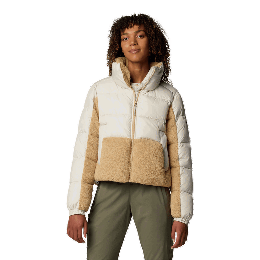 Prešívaná bunda Columbia Puffer Jacket Leadbetter Point II Sherpa Hybrid Biela | 2085601278