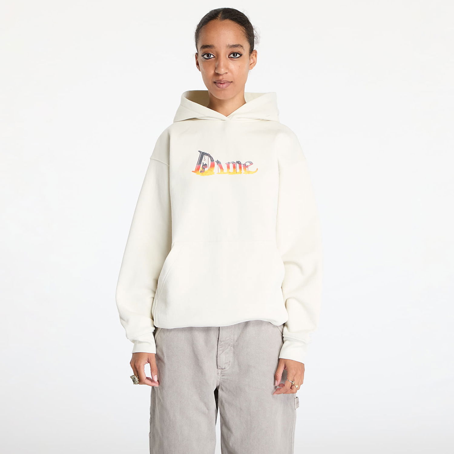 Mikina Dime Classic Skynet Hoodie UNISEX Natural S Béžová | DIMEFA2416NAT, 1
