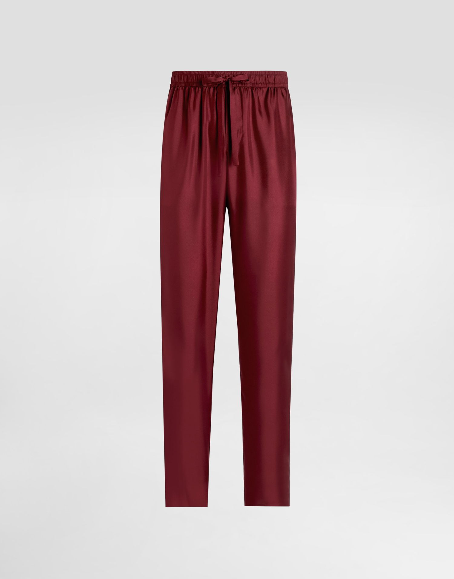 Pyžamo Dolce & Gabbana Silk Pajama Pants With Logo Embroidery Vínová | GVCRAZGJ155R0108, 0