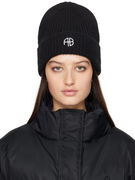 Anine Bing Elia Ribbed Knit Beanie