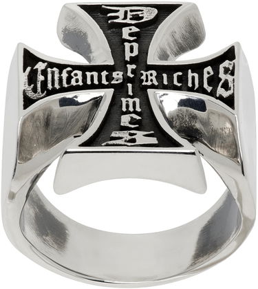 Prsteň Enfants Riches Déprimés Enfants Riches Déprimés Cross Ring Šedá | 140-218, 0
