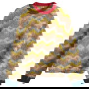 Brain Dead Zig Zag Boxy Knit Jumper