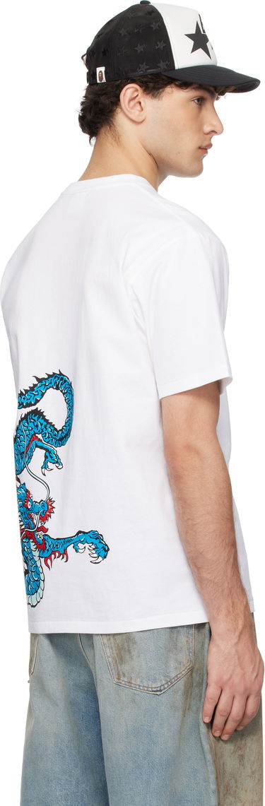 Tričko BAPE A Bathing Ape Tiger Graphic T-Shirt Biela | 001TEK701008L, 2