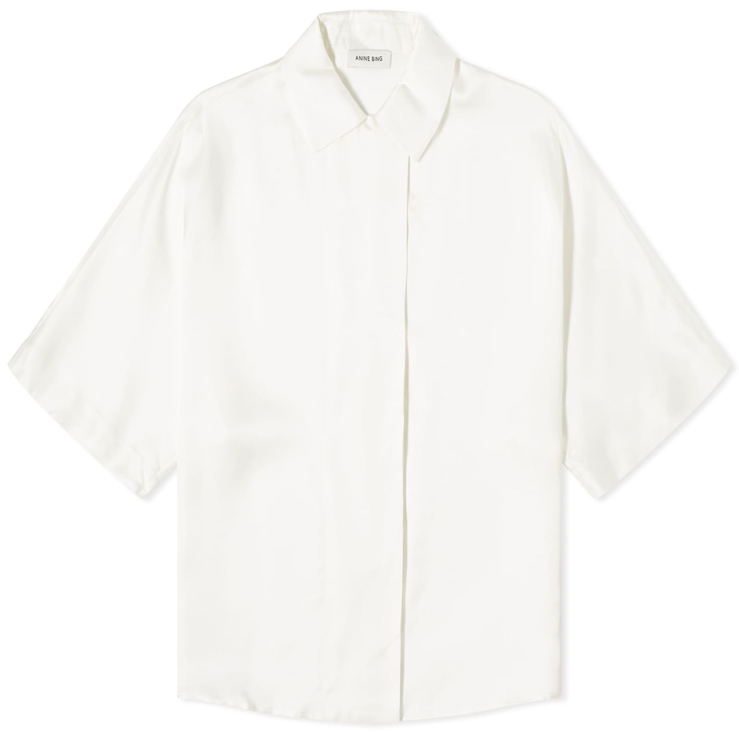 Košeľa Anine Bing Julia Ivory Shirt Large Biela | A-07-5828-150A, 1