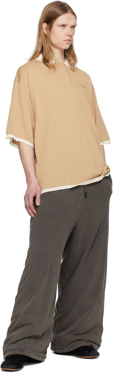 Polo tričko HED MAYNER Hed Mayner Embroidered Polo Béžová | HMMA75076R-HA605A, 3