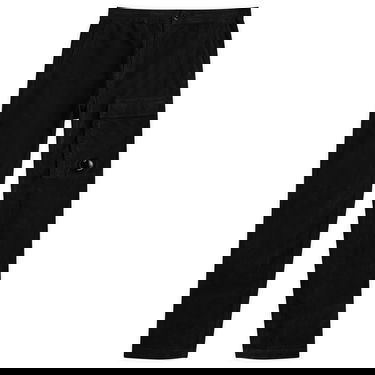 Cargo nohavice C.P. Company Corduroy Lens Cargo Pant Čierna | 19CMPA169A-006410O-999, 0