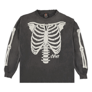 Tričko Saint Michael x Vlone Bone Tee Čierna | SM A22 0000 078, 0