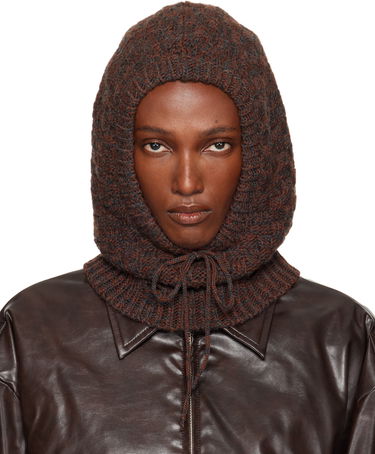 Klobúk Maison Margiela MM6 Maison Margiela Wool Blend Knit Hood Hnedá | SH2TB0005 M13174, 0