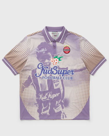 Polo tričko KidSuper Soccer Jersey Polo Fialová | AW24-JRSY-04, 3