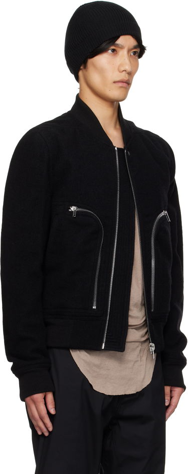 Bomber bunda Rick Owens Rick Owens Bauhaus Flight Jacket Čierna | RU02E1749 WBD, 1