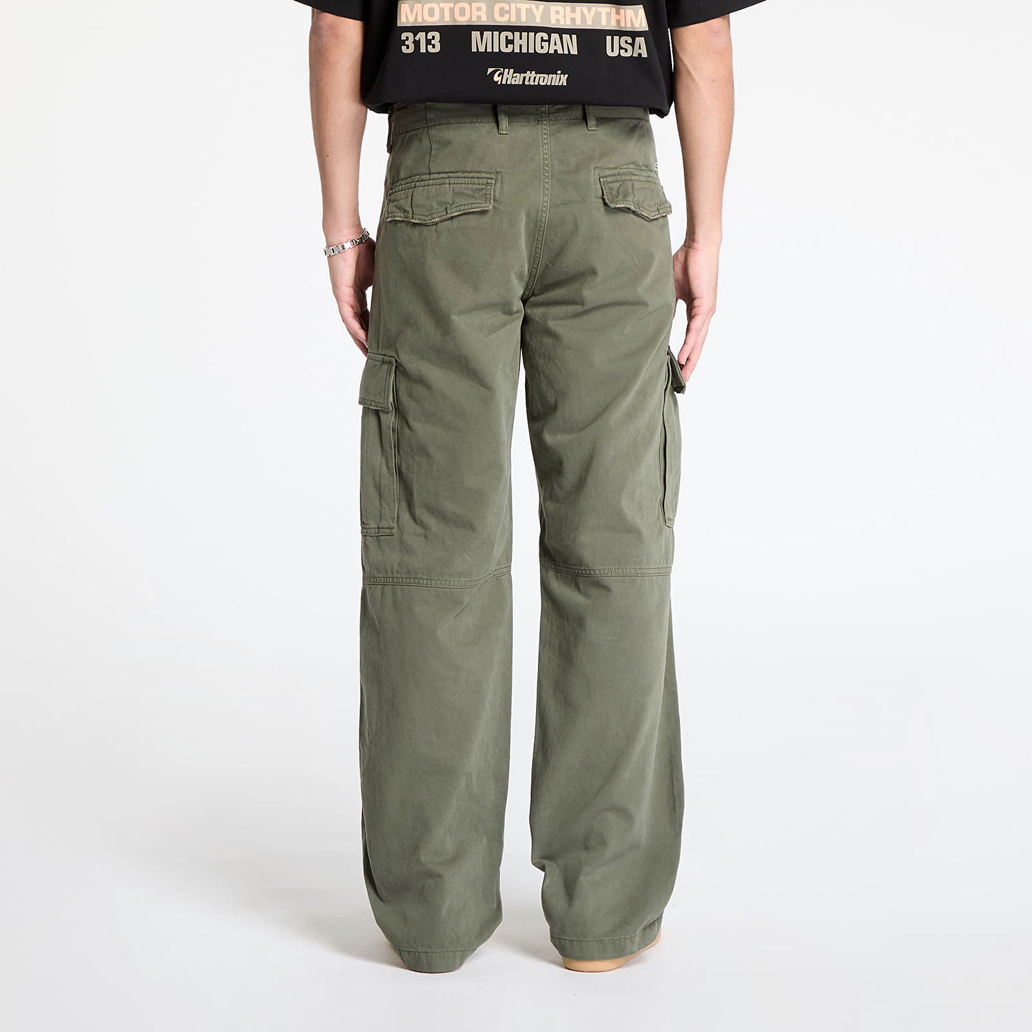 Cargo nohavice Tommy Hilfiger Tommy Jeans Jaimie Cotton Cargo Pants W30/L32 Zelené | DM0DM20293 M12, 1