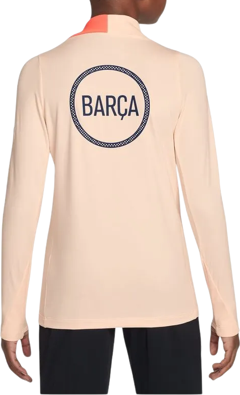 Tričko Nike FC Barcelona Dri-FIT Strike Soccer Drill Top Béžová | hm4154-808, 1