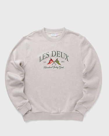 Sveter Les Deux Les Deux Ivy League Sweatshirt Béžová | LDM200172-868868, 3
