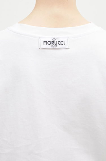 Tričko Fiorucci White Suspender T-Shirt Biela | W01FMTSH263CJ01WH01, 4
