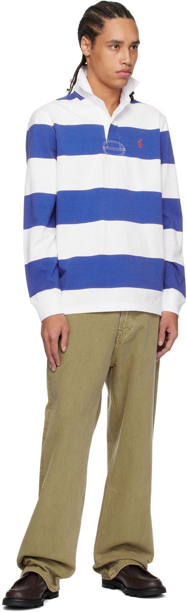 Polo tričko Polo by Ralph Lauren Ralph Lauren 'The Iconic Rugby' Shirt Modrá | 710900566019, 3