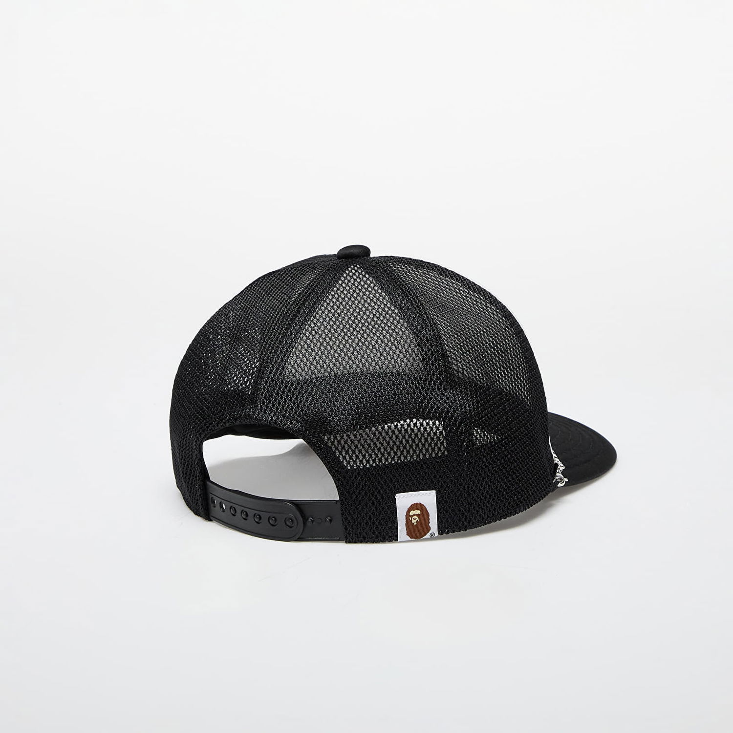 Šiltovka BAPE SWAROVSKI x Rhinestone Ape Head Mesh Cap M Black Čierna | 001CPK801010M BLK, 1