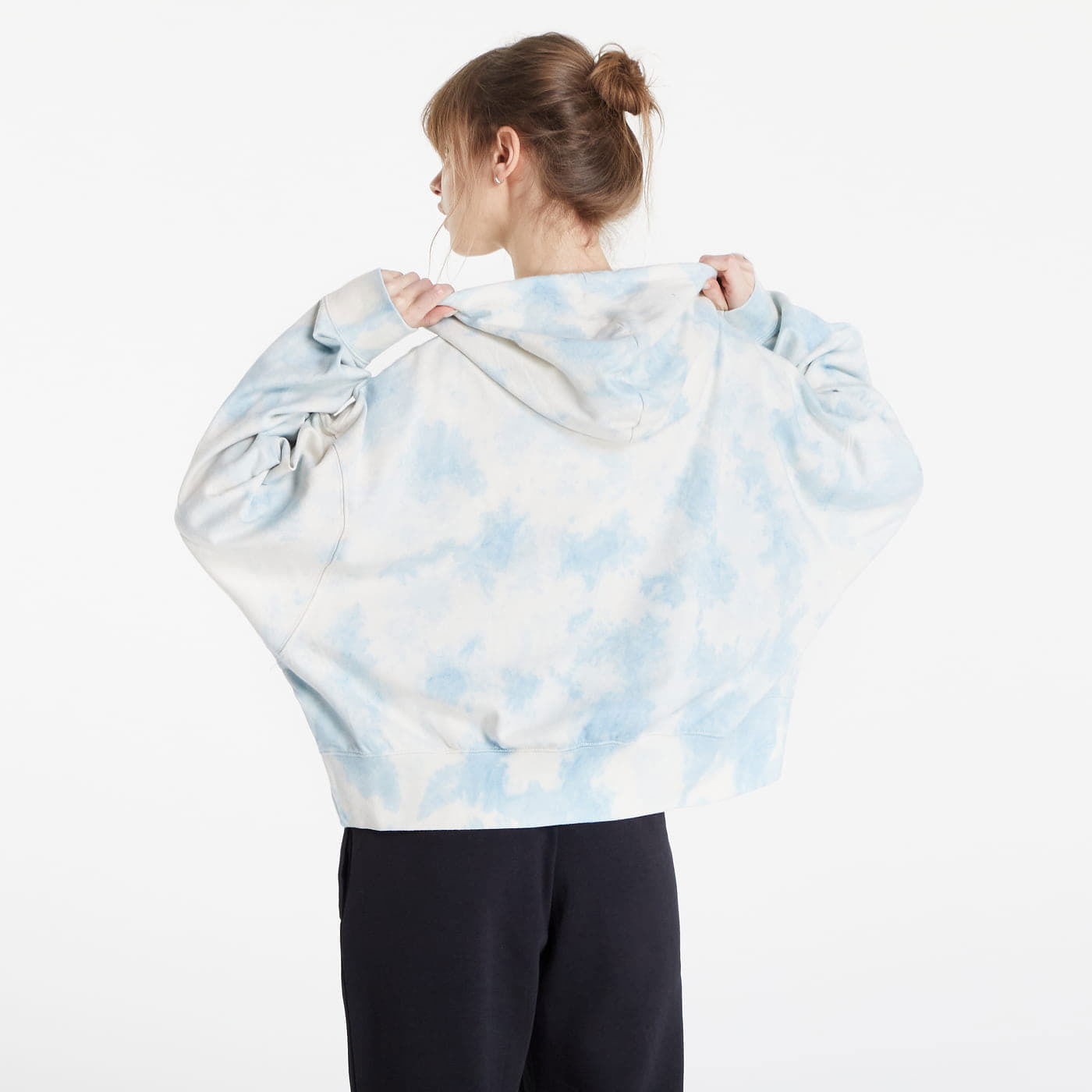 Mikina Nike NSW Wash Oversized Jersey Hoody W Modrá | DM6716-494, 1