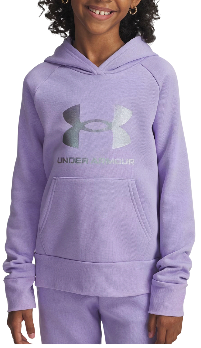 Mikina Under Armour Rival Fleece Shimmer Hoodie Fialová | 6004118-538, 0