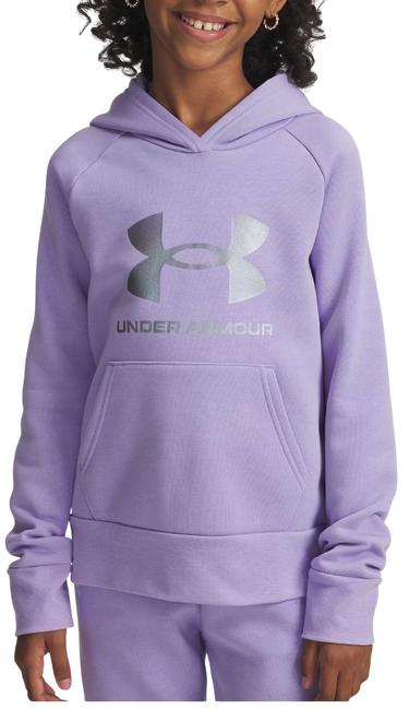 Mikina Under Armour Rival Fleece Shimmer Hoodie Fialová | 6004118-538, 0