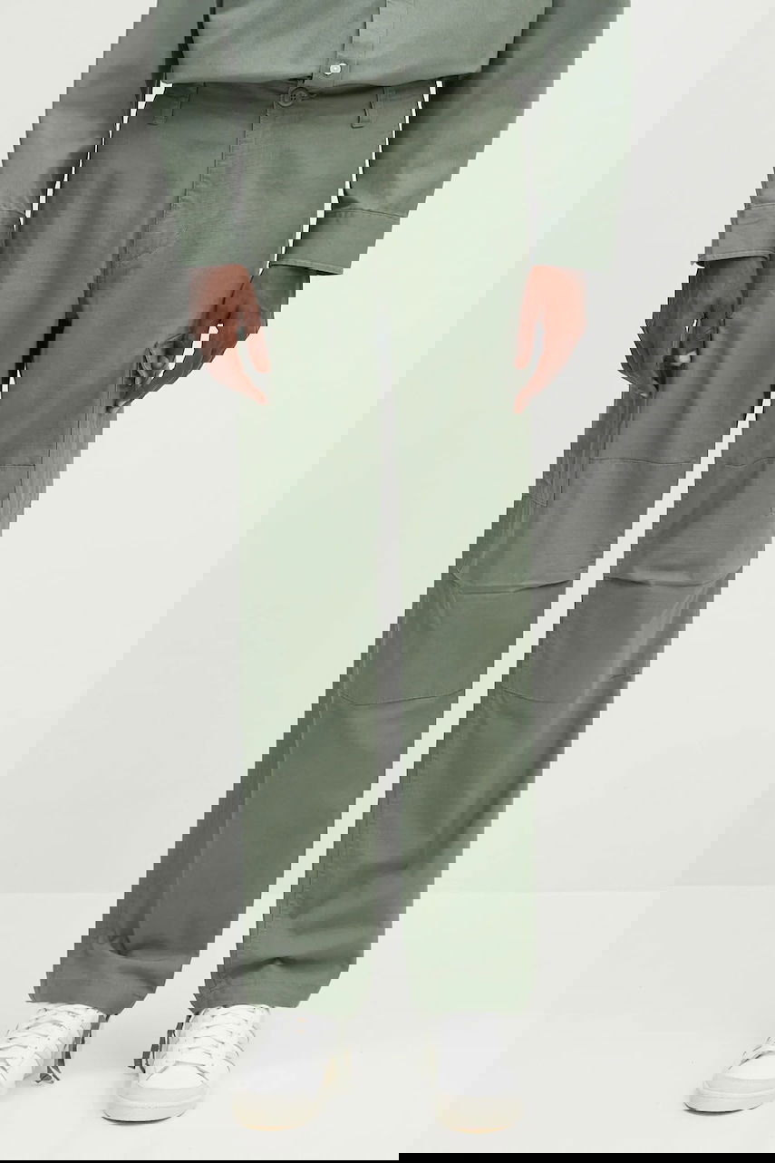 Cargo nohavice Carhartt WIP Cotton Cargo Pants Carhartt WIP Aviation Pant Zelené | I032468.1YF02, 0