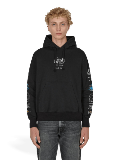 Mikina Space Available Upcycled Hooded Sweatshirt Čierna | SA-SW-UH001 BLK