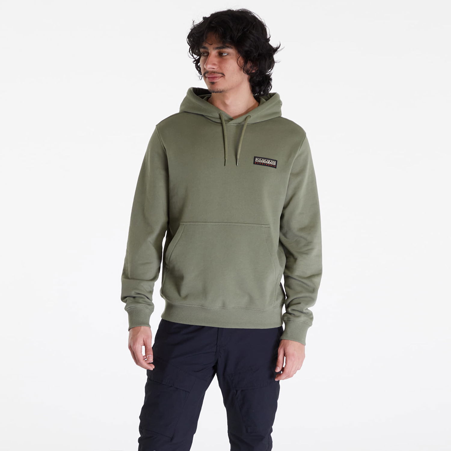 Mikina Napapijri Iaato H S Sweatshirt Zelené | NP0A4HPAGAE1, 0