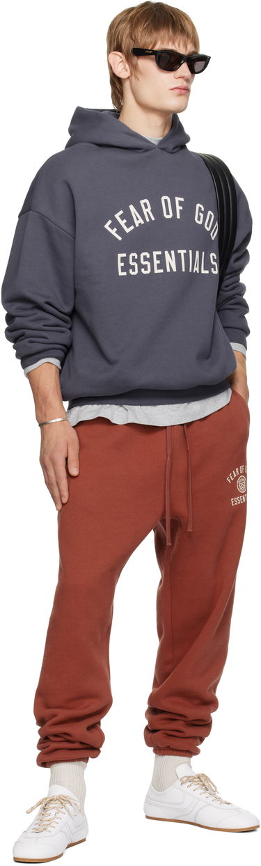 Mikina Fear of God Fear of God ESSENTIALS Fleece Hoodie Šedá | 192HO246254F, 4