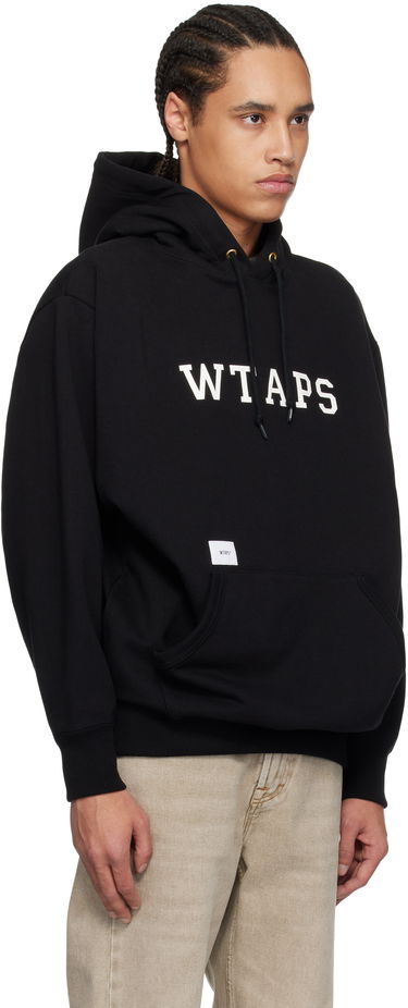 Mikina WTAPS WTAPS Cotton Academy Hoodie Čierna | 251ATDT-CSM04, 1