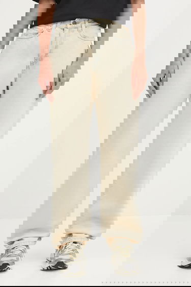 Džínsy Carhartt WIP Noxon High Waist Wide Leg Jeans Béžová | I031920.01SN, 0