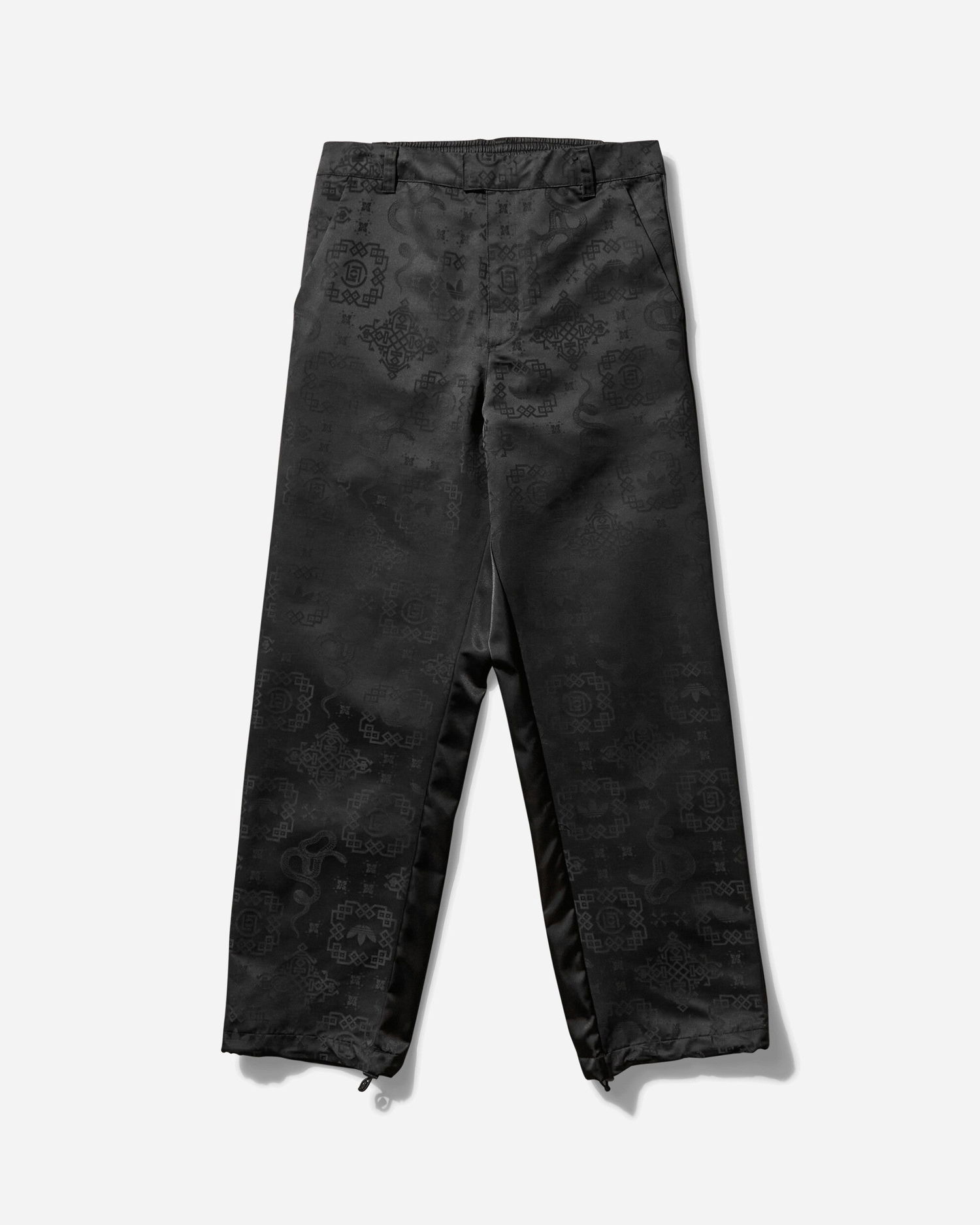 Nohavice adidas Originals CLOT by Edison Chen Allover Print Track Pants Čierna | JD3541, 1