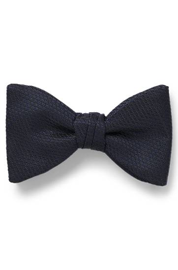 Šál BOSS Jacquard Bow Tie Navy | 50540127, 0