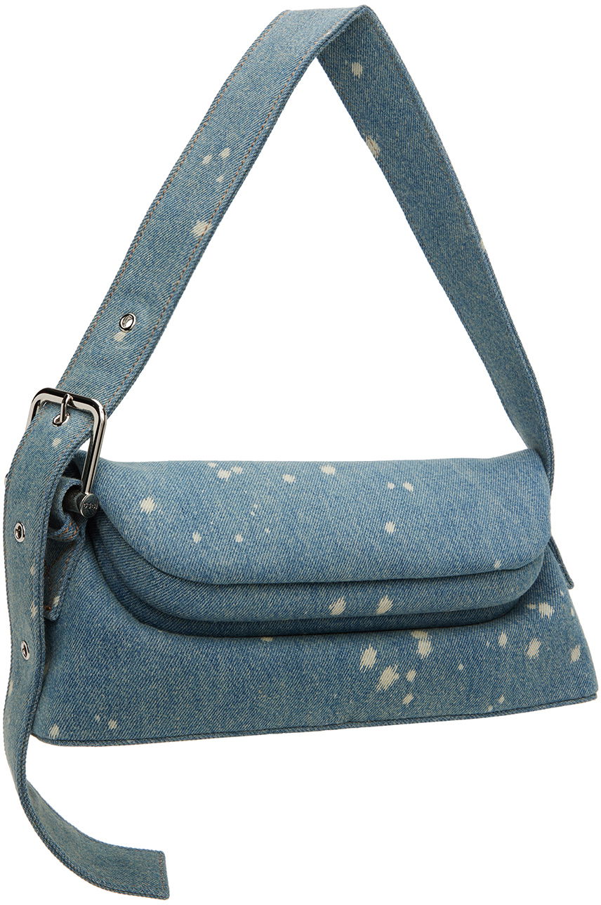 Taška cez rameno OSOI Bleached Denim Shoulder Bag Modrá | 24SB010-16-04, 1