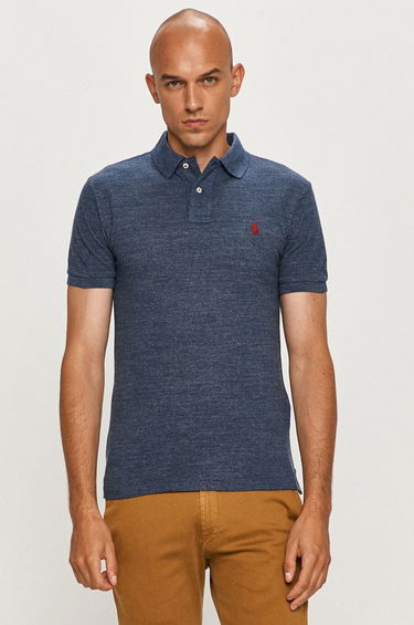 Polo tričko Polo by Ralph Lauren Slim Fit Polo Modrá | 710548797012, 0