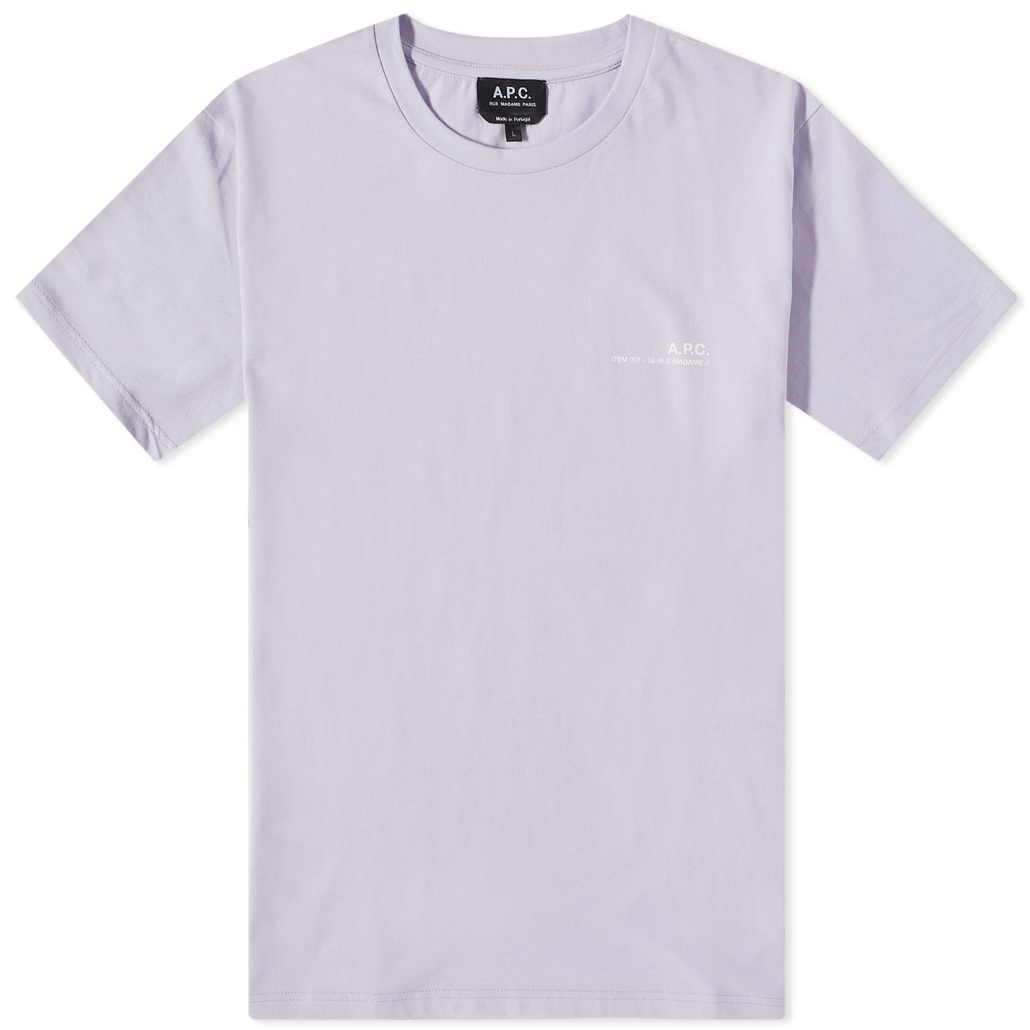 Tričko A.P.C. Item Logo Tee Fialová | COFBT-H26904-HAF, 0
