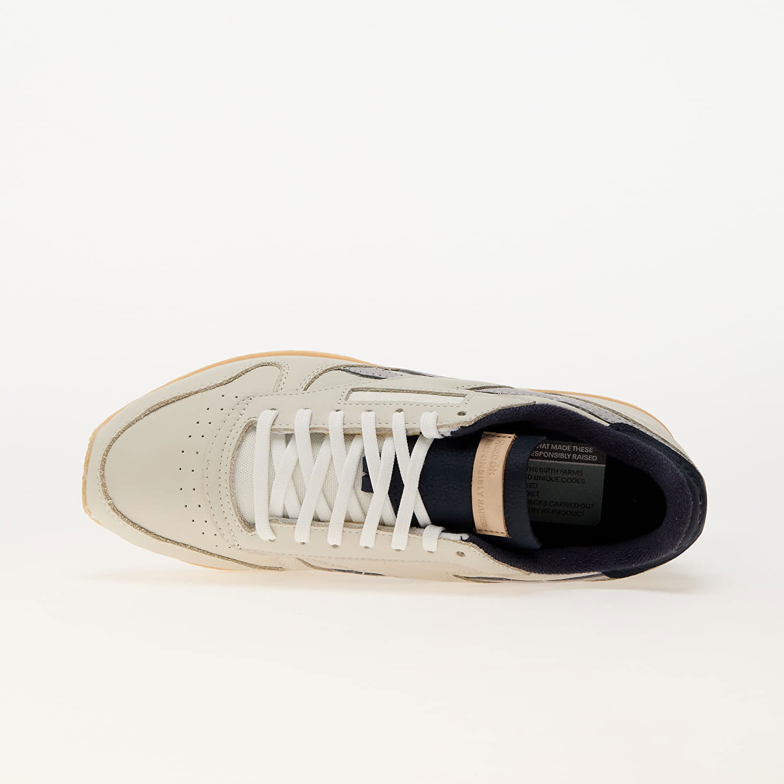 Classic Leather Premium Chalk/ Vector Navy/ Grey