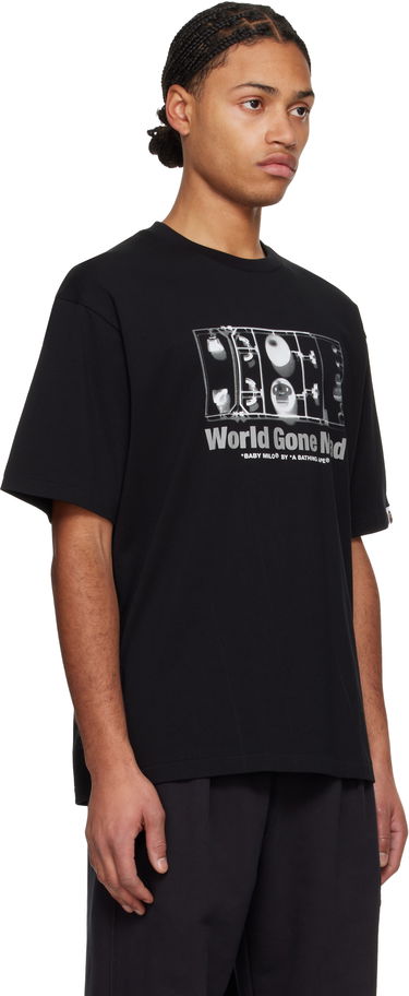 Tričko BAPE Relaxed Fit 'Baby Milo' Figure Black T-Shirt Čierna | 002TEK801304M, 1