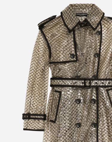 Trenčkot Dolce & Gabbana Trench Coat Long Multicolor Rôznofarebný | F0D1HTFIM30S0995, 2