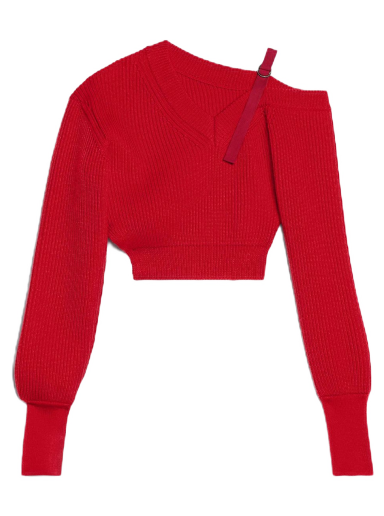 Sveter Jacquemus La Maille Seville Knitwear Červená | 233KN345-2315-470