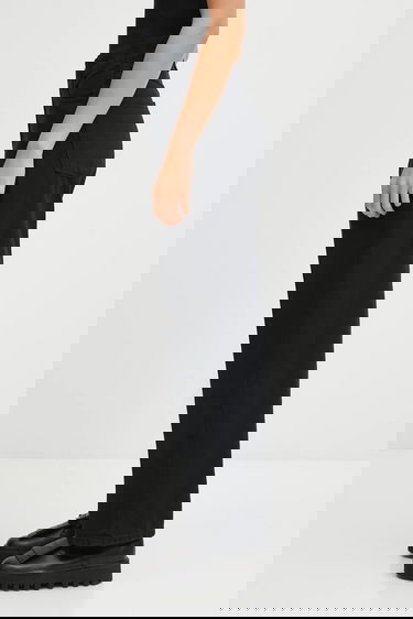 Džínsy Carhartt WIP Brandon Pant High Waist Wide Leg Čierna | I035892.01LF, 1